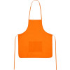 Фартук, оранжевый, плотность 80г/м2