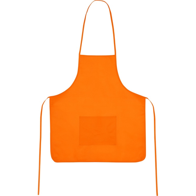 Фартук, оранжевый, плотность 80г/м2