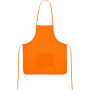 Фартук, оранжевый, плотность 80г/м2
