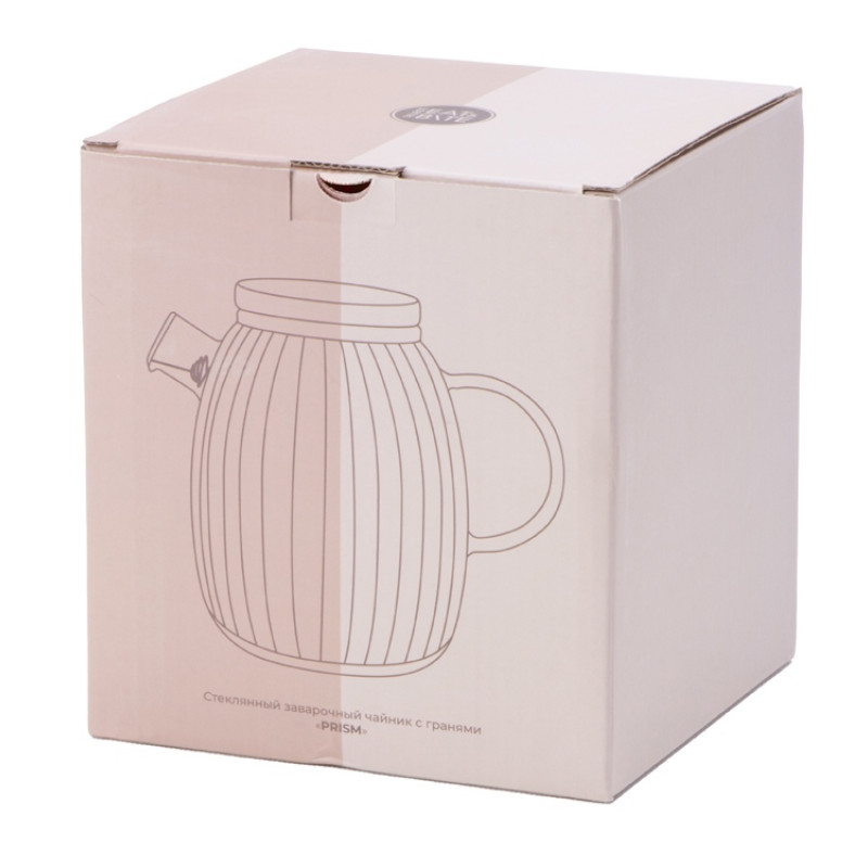 Стеклянный заварочный чайник с гранями "Prism" Стеклянный заварочный чайник с гранями "Prism"