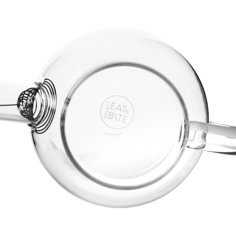 Стеклянный чайник с бамбуковой крышкой "Sencha M"