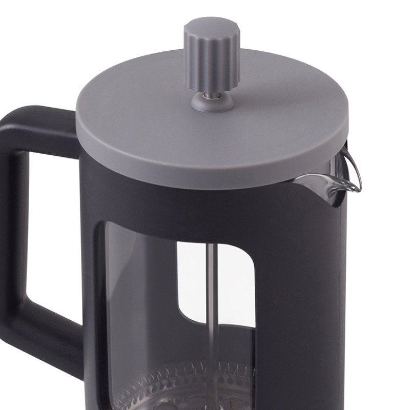 Френч-пресс "Double Tone", черный-серый