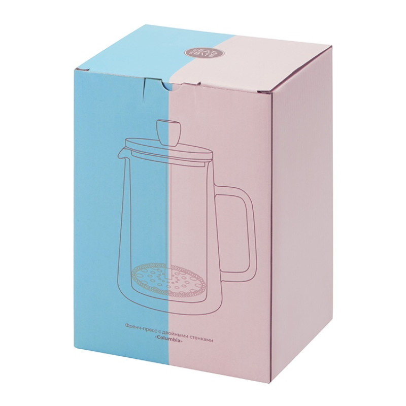Френч-пресс с двойными стенками "Columbia"