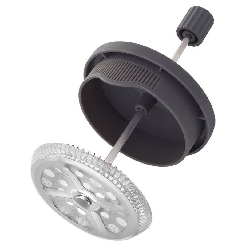 Френч-пресс "Double Tone", черный-серый