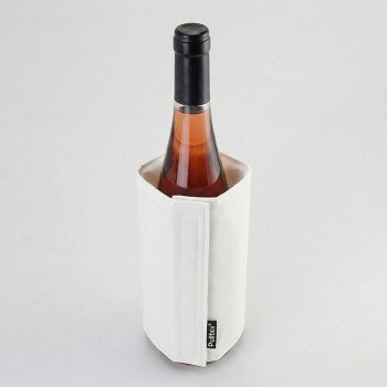 WINE COOLER SATIN WHITE/Охладитель-чехол для бутылки вина или шампанского, белый