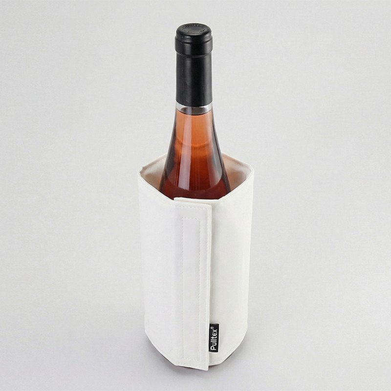 WINE COOLER SATIN WHITE/Охладитель-чехол для бутылки вина или шампанского, белый WINE COOLER SATIN WHITE/Охладитель-чехол для бутылки вина или шампанского, белый