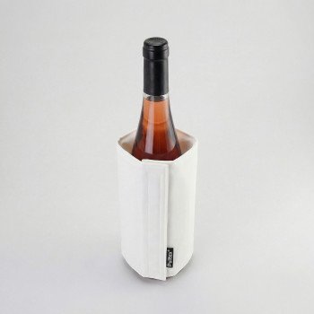 WINE COOLER SATIN WHITE/Охладитель-чехол для бутылки вина или шампанского, белый