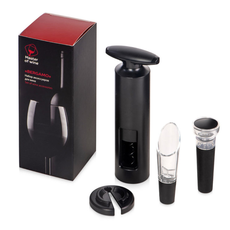 Набор аксессуаров для вина "Bergamo"