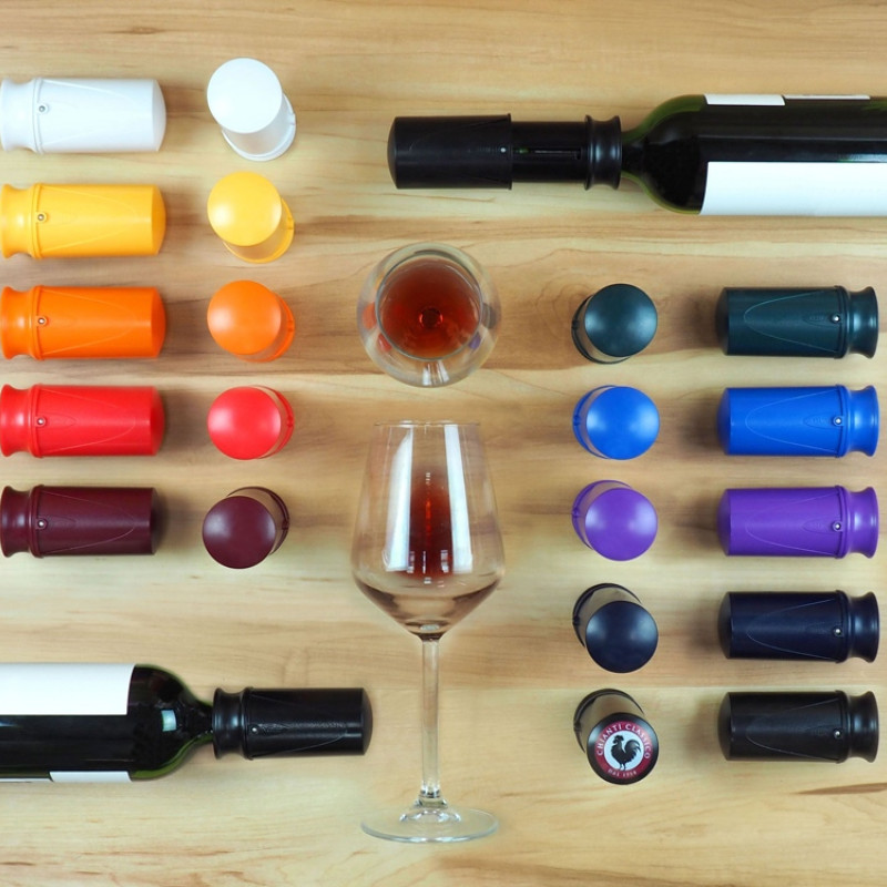 Винный насос и стоппер Pump It, черный Винный насос и стоппер Pump It, черный