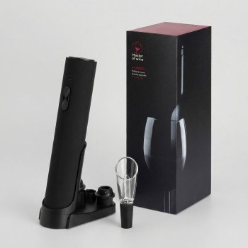 Набор винных аксессуаров 4в1 "Savoie" с покрытием soft touch