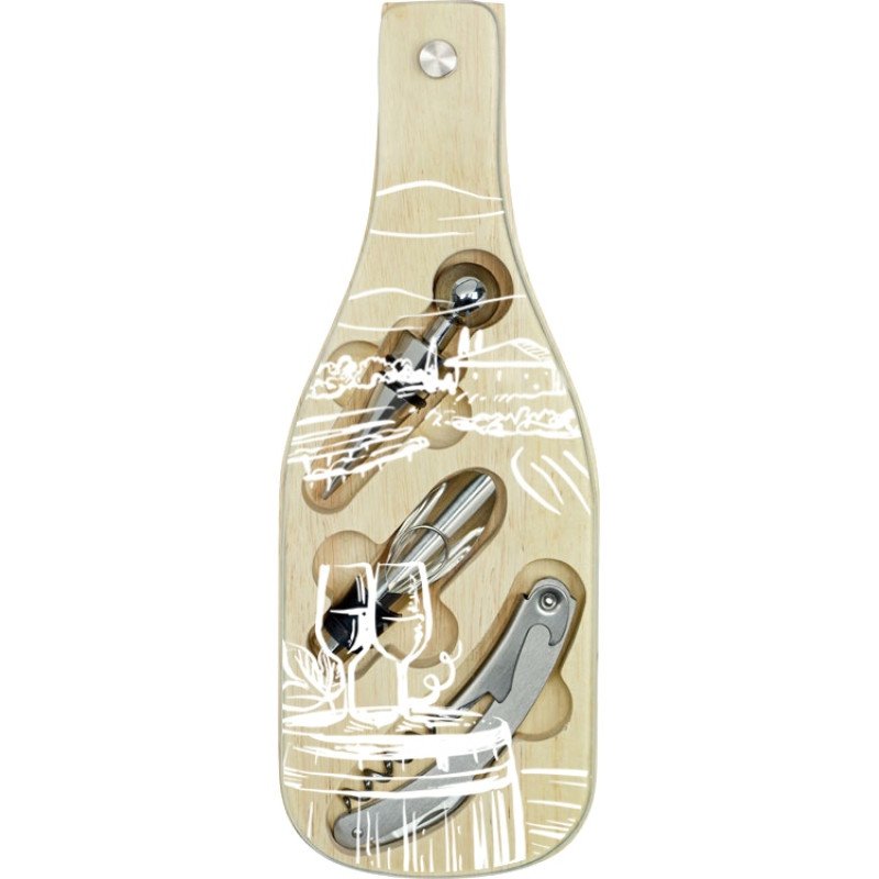 Набор аксессуаров для вина Pinotage со стеклянной крышкой