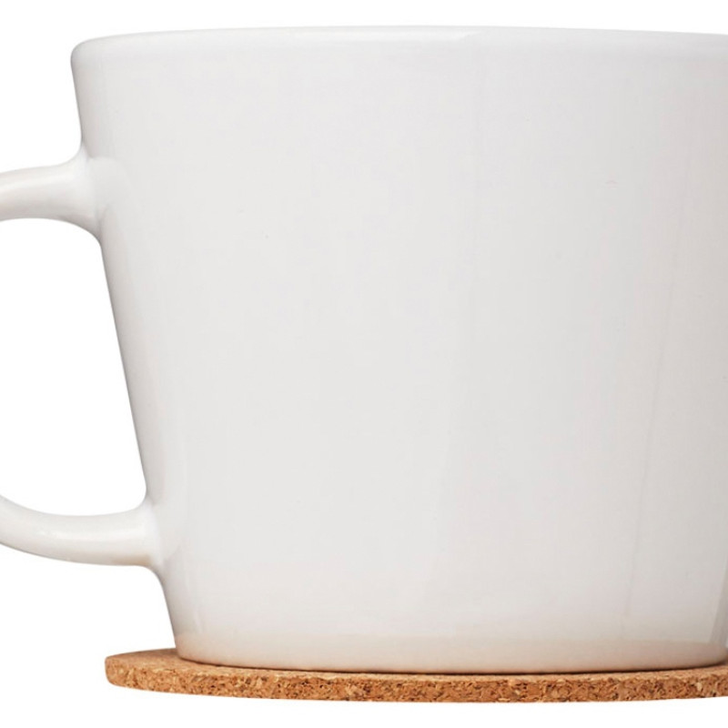 Набор чашек с костерами «Hartley», белый