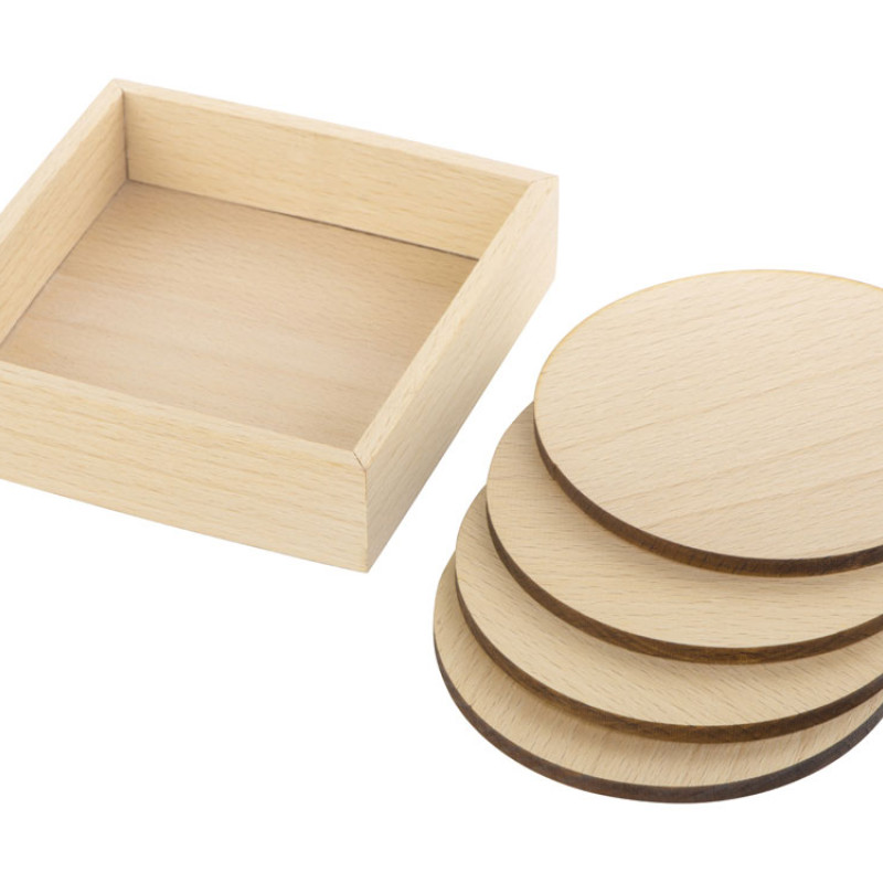 Набор круглых костеров на подставке "Drink"