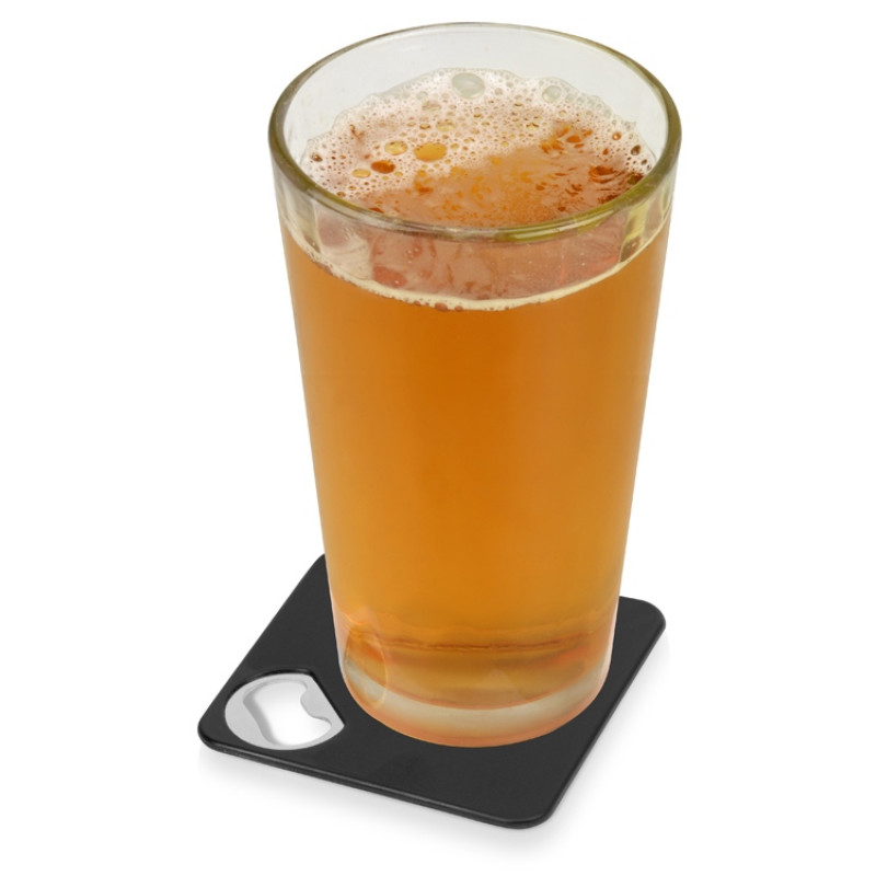 Подставка для кружки с открывалкой «Liso», черный