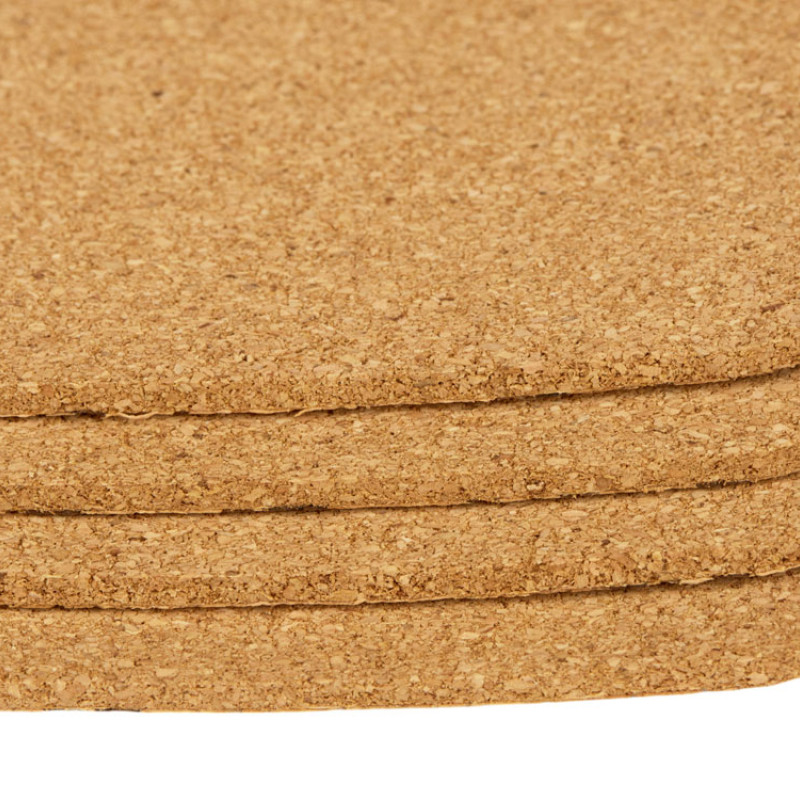 Набор подставок под горячее из пробки "Dinner"