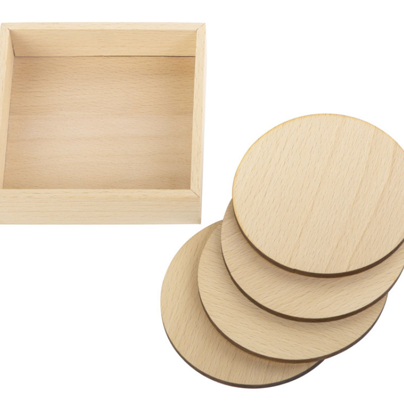 Набор круглых костеров на подставке "Drink"