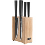 Набор из 5 кухонных ножей на магнитном блоке, NADOBA, серия HORTA