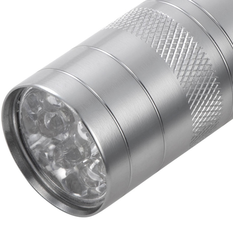 Фонарь с открывалкой "Yok", серебристый (P)