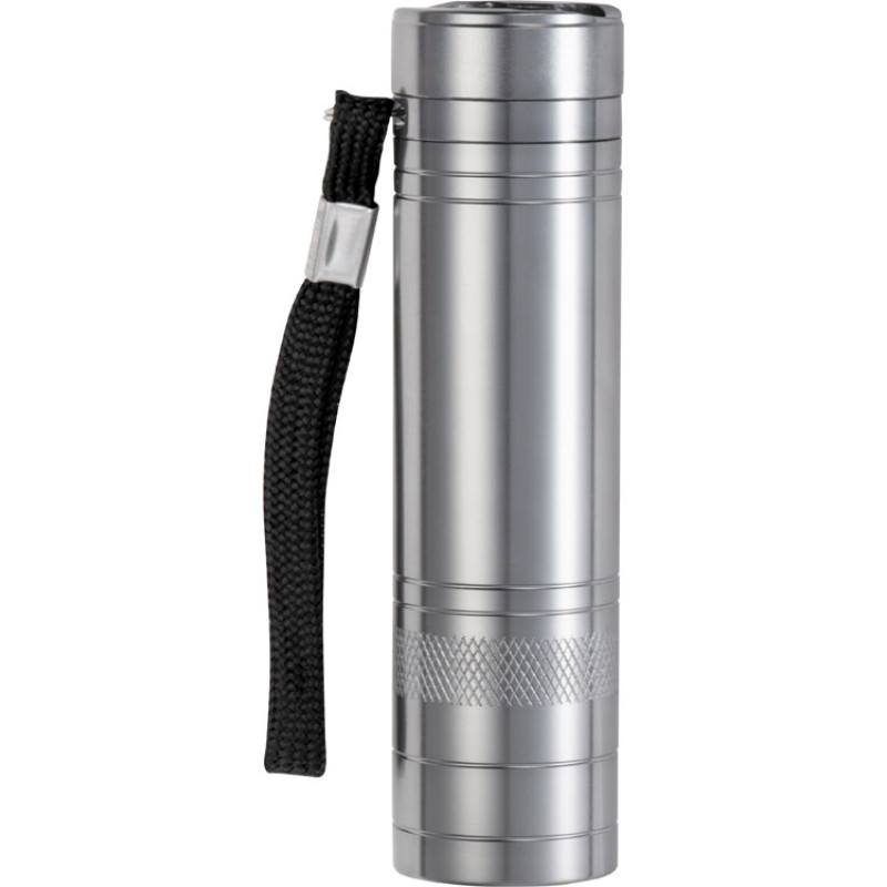 Фонарь с открывалкой "Yok", серебристый (P)