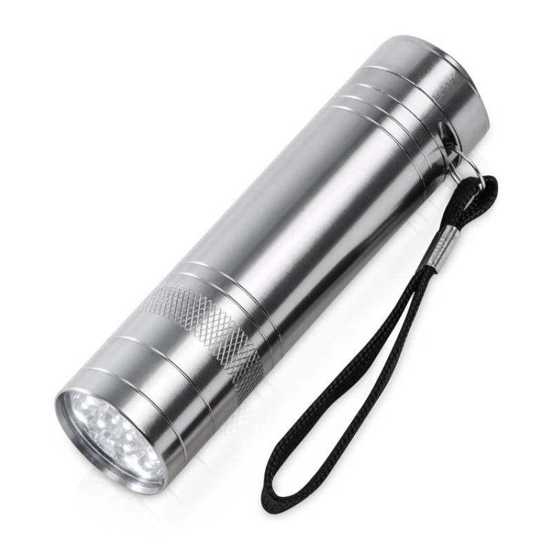 Фонарь с открывалкой "Yok", серебристый (P)