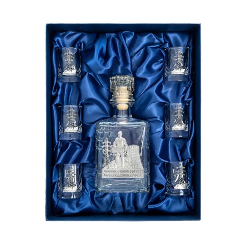 Набор со штофом ЭНЕРГЕТИКИ