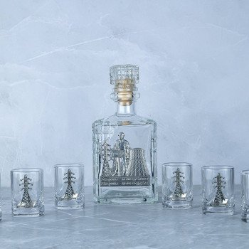 Набор со штофом ЭНЕРГЕТИКИ