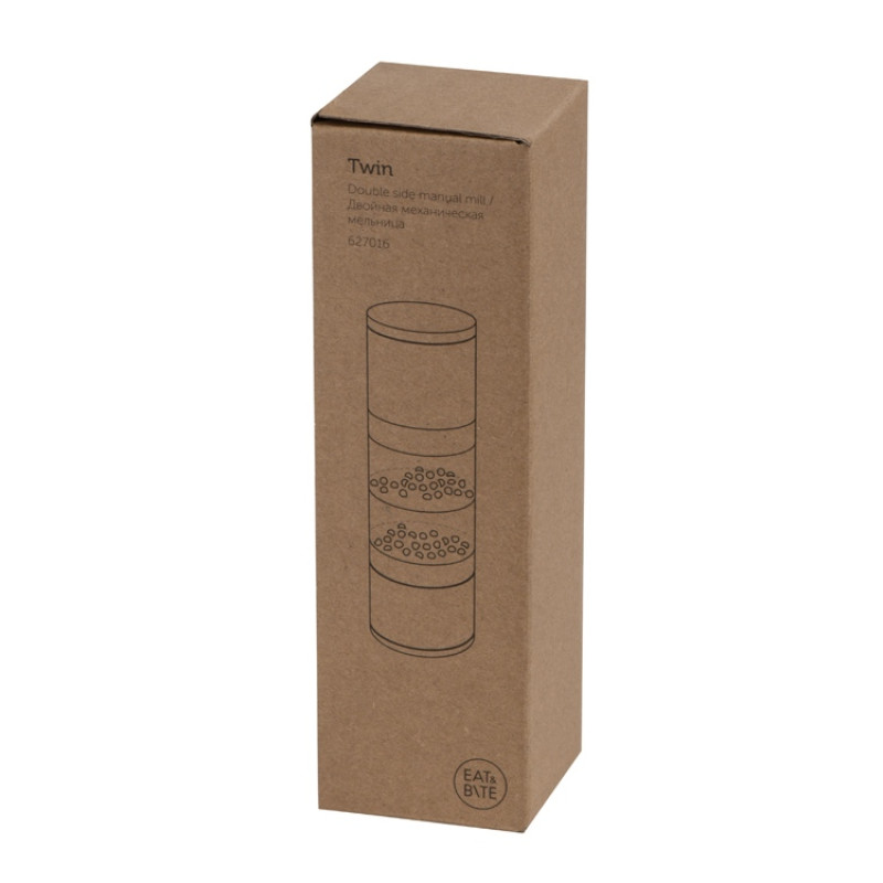 Двойная мельница Twin для соли и перца, 304 сталь