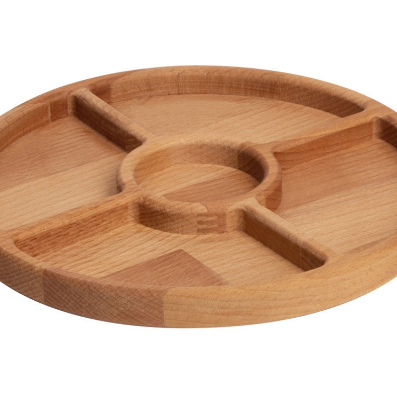 Менажница из бука с пропиткой маслом "Delly"