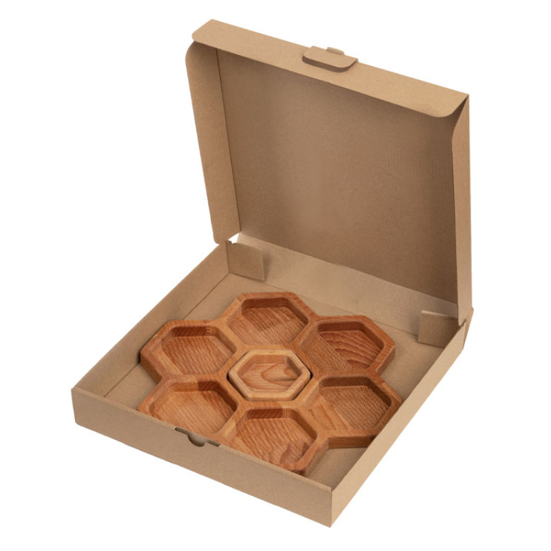 Менажница соты с одной соусницей "Соты"