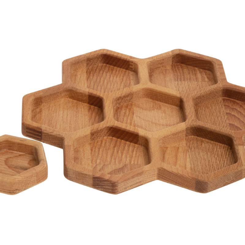 Менажница соты с одной соусницей "Соты" (Р)