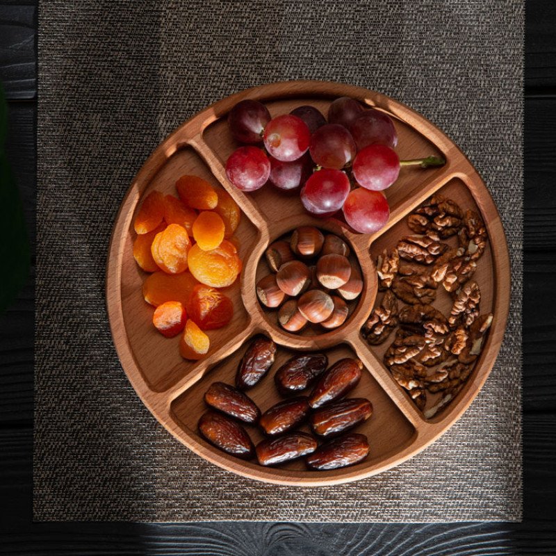 Менажница из бука с пропиткой маслом "Delly"