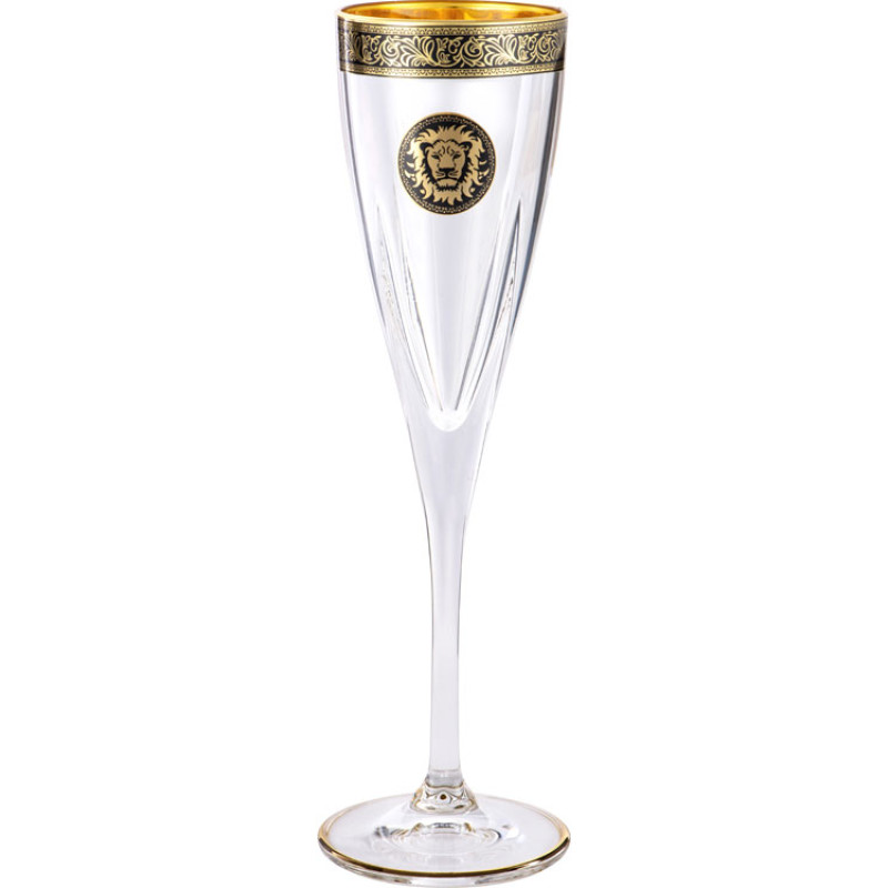 Набор бокалов для шампанского «Сила льва»