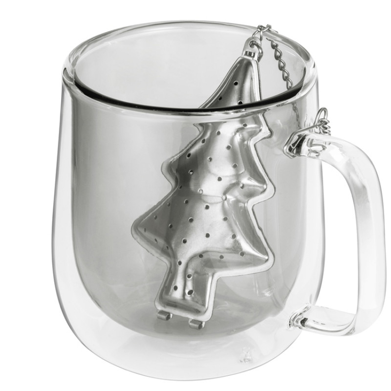 Набор "Bergamot": кружка и ситечко для чая, черный