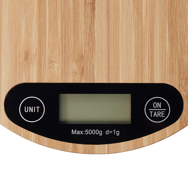 Бамбуковые кухонные весы «Scale», натуральный