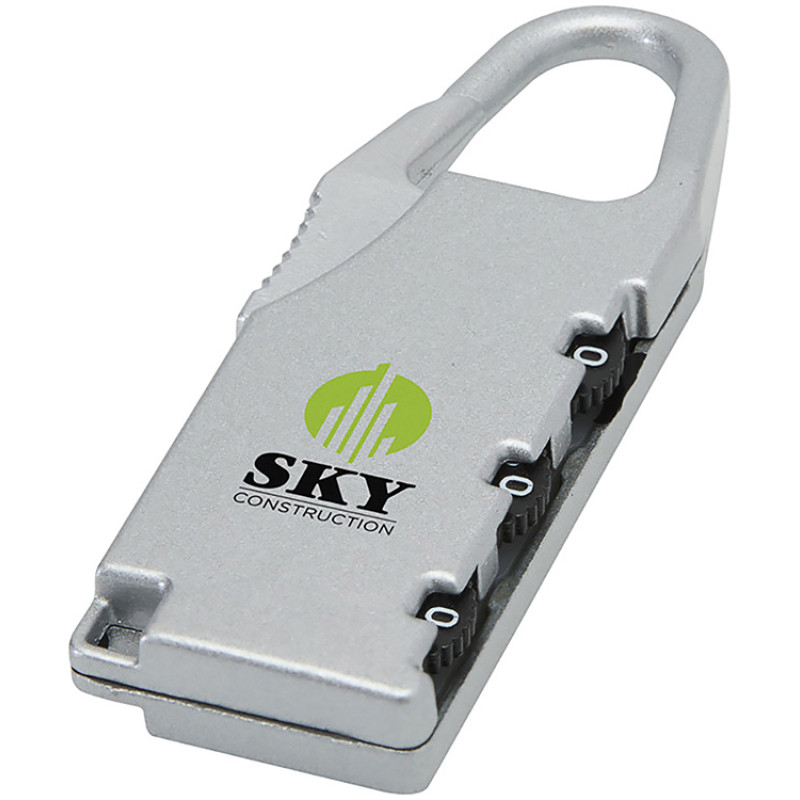 Багажный замок Traveler (Путешественник) - Серебряный Багажный замок Traveler (Путешественник) - Серебряный