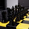 Шахматный комплект TABIA (акриловый камень/ дерево Бук), Пчелка (черно-желтая) Шахматный комплект TABIA (акриловый камень/ дерево Бук), Пчелка (черно-желтая)