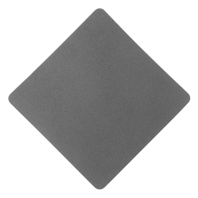 ПАТЧ РОМБ nubuk (серый) 7,6 х 7,6 см
