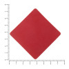ПАТЧ РОМБ nubuk (красный) 7,6 х 7,6 см