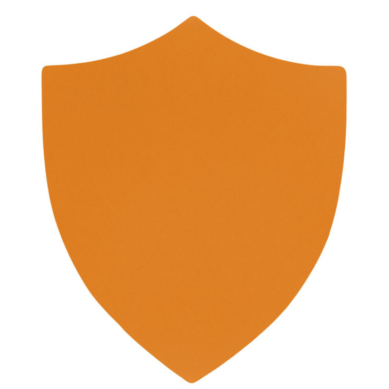 ПАТЧ ЩИТ soft-touch (оранжевый ) 6,6 х 5,5 см