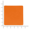ПАТЧ КВАДРАТ soft-touch (оранжевый ) 5,5 х 5,5 см