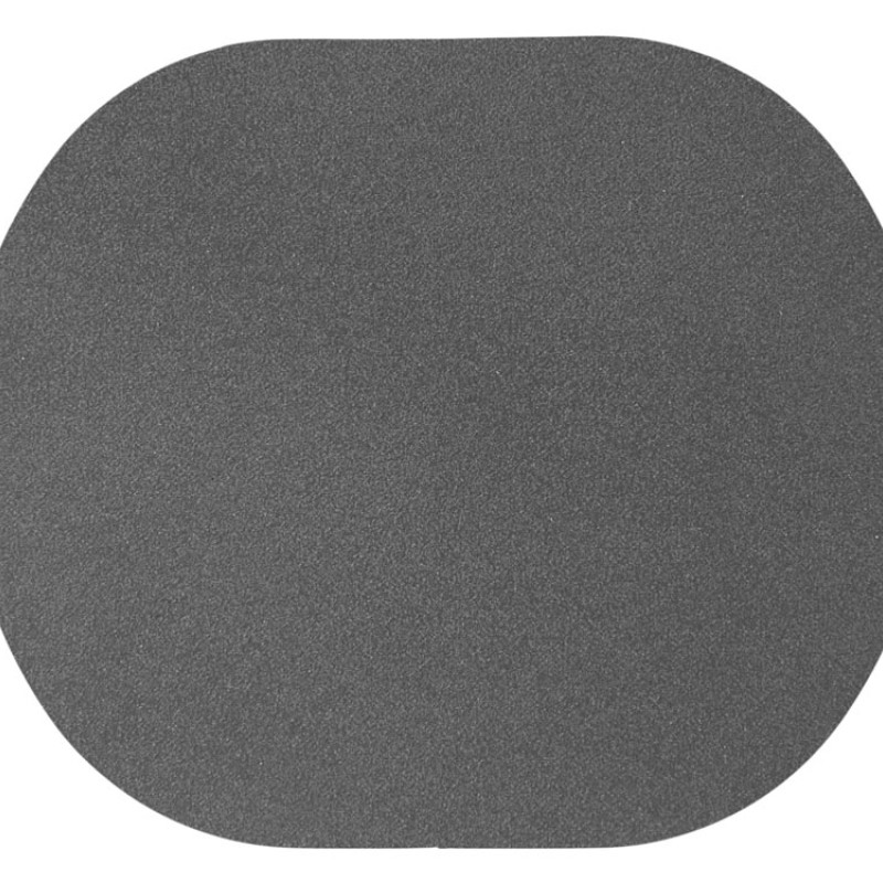 ПАТЧ ОВАЛ nubuk (серый) 6,0 х 5,0 см