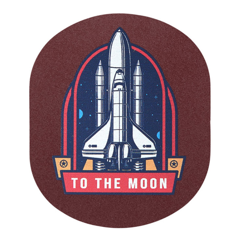 ПАТЧ ОВАЛ nubuk (коричневый ) 6,0 х 5,0 см