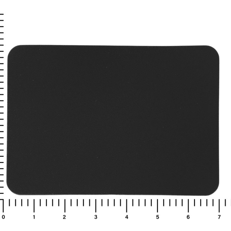 ПАТЧ ПРЯМОУГОЛНЫЙ nubuk (чёрный) 5,0 х 7,0 см
