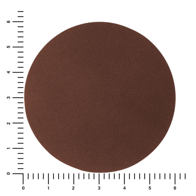 ПАТЧ КРУГ nubuk (коричневый ) 6,0 х 6,0 см