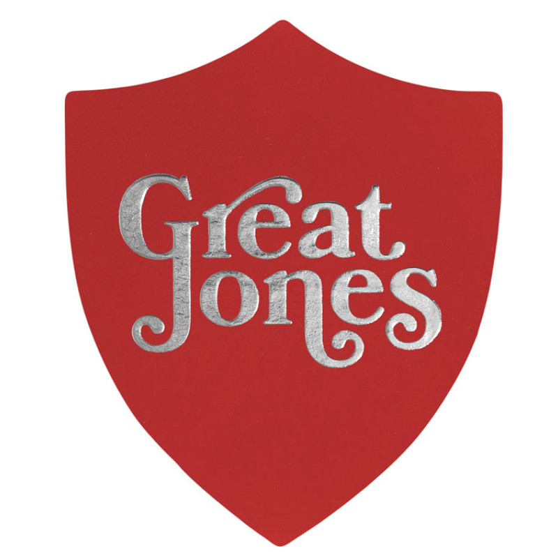 ПАТЧ ЩИТ soft-touch (красный) 6,6 х 5,5 см