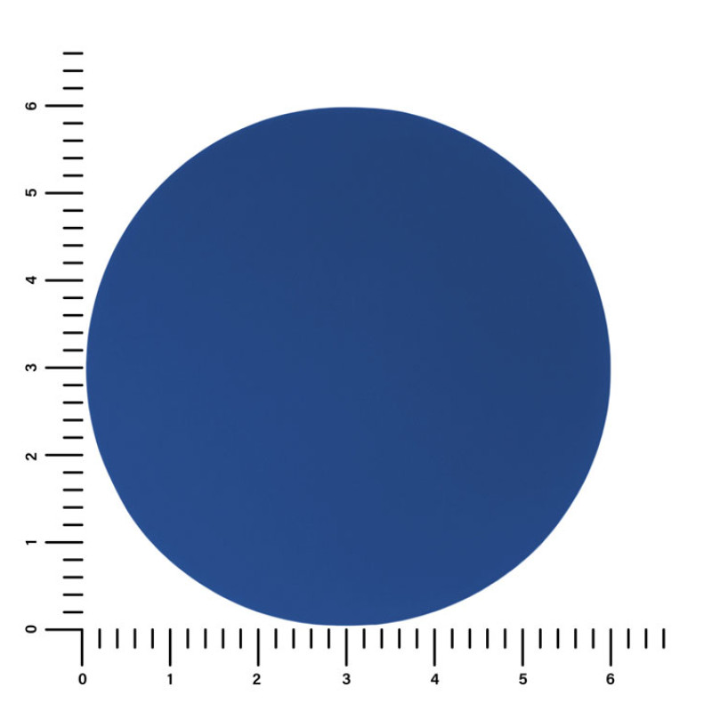 ПАТЧ КРУГ soft-touch (синий) 6,0 х 6,0 см