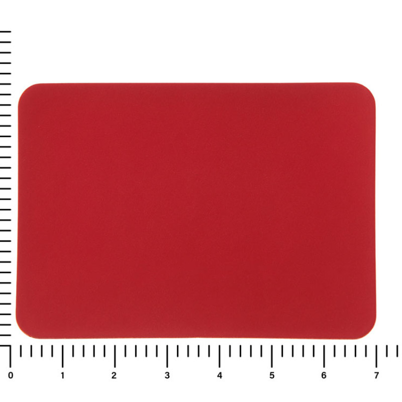 ПАТЧ ПРЯМОУГОЛНЫЙ soft-touch (красный) 5,0 х 7,0 см