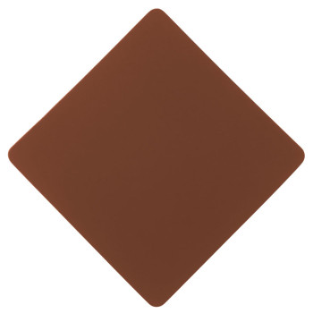 ПАТЧ РОМБ soft-touch (коричневый) 7,6 х 7,6 см