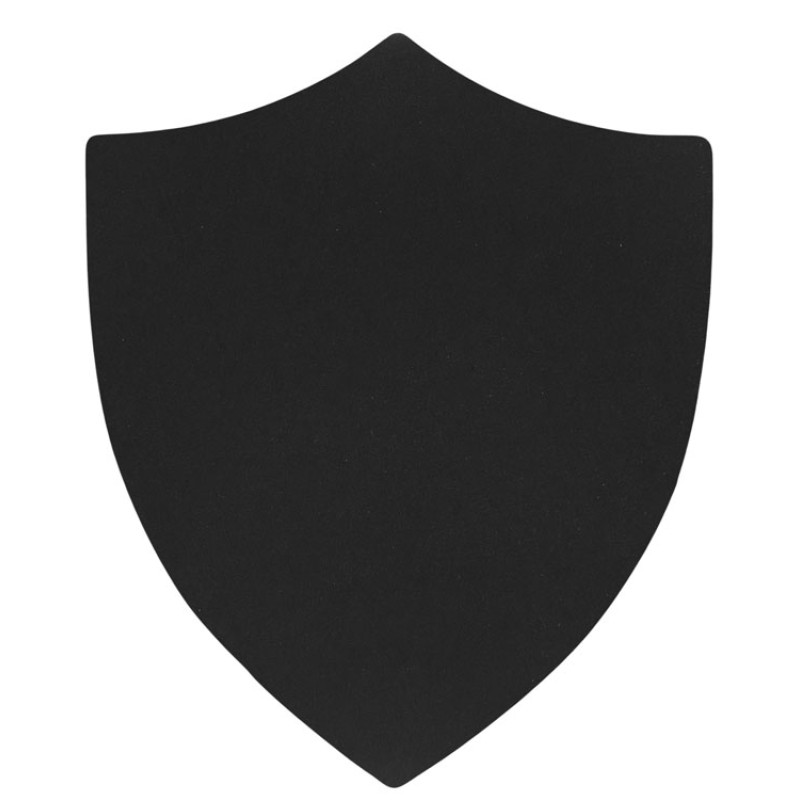 ПАТЧ ЩИТ soft-touch (чёрный) 6,6 х 5,5 см