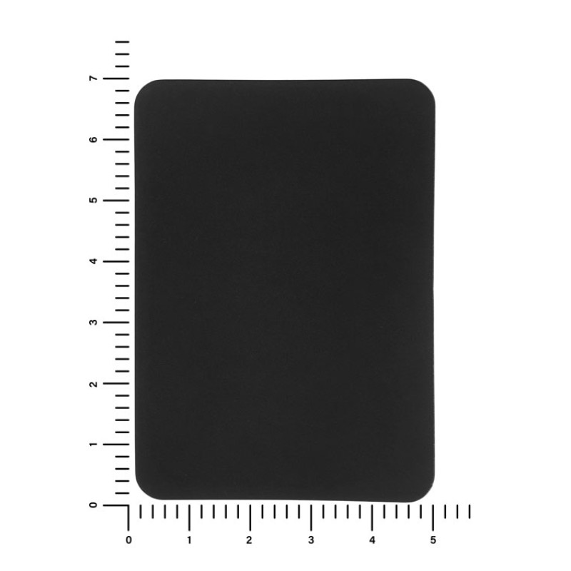 ПАТЧ ПРЯМОУГОЛНЫЙ soft-touch (чёрный) 5,0 х 7,0 см
